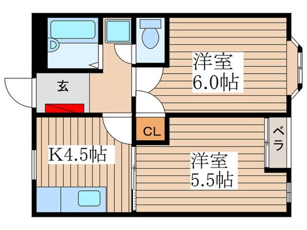 テラスルート16の物件間取画像